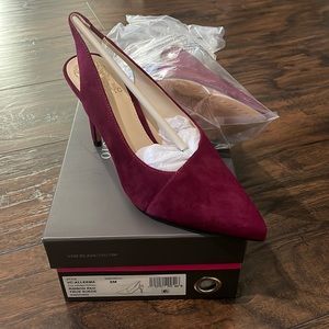New Vince Camuto Alleema Slingback Ribbon Red pump